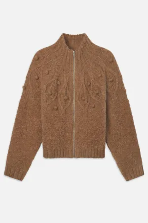 Popcorn Zip Cardi