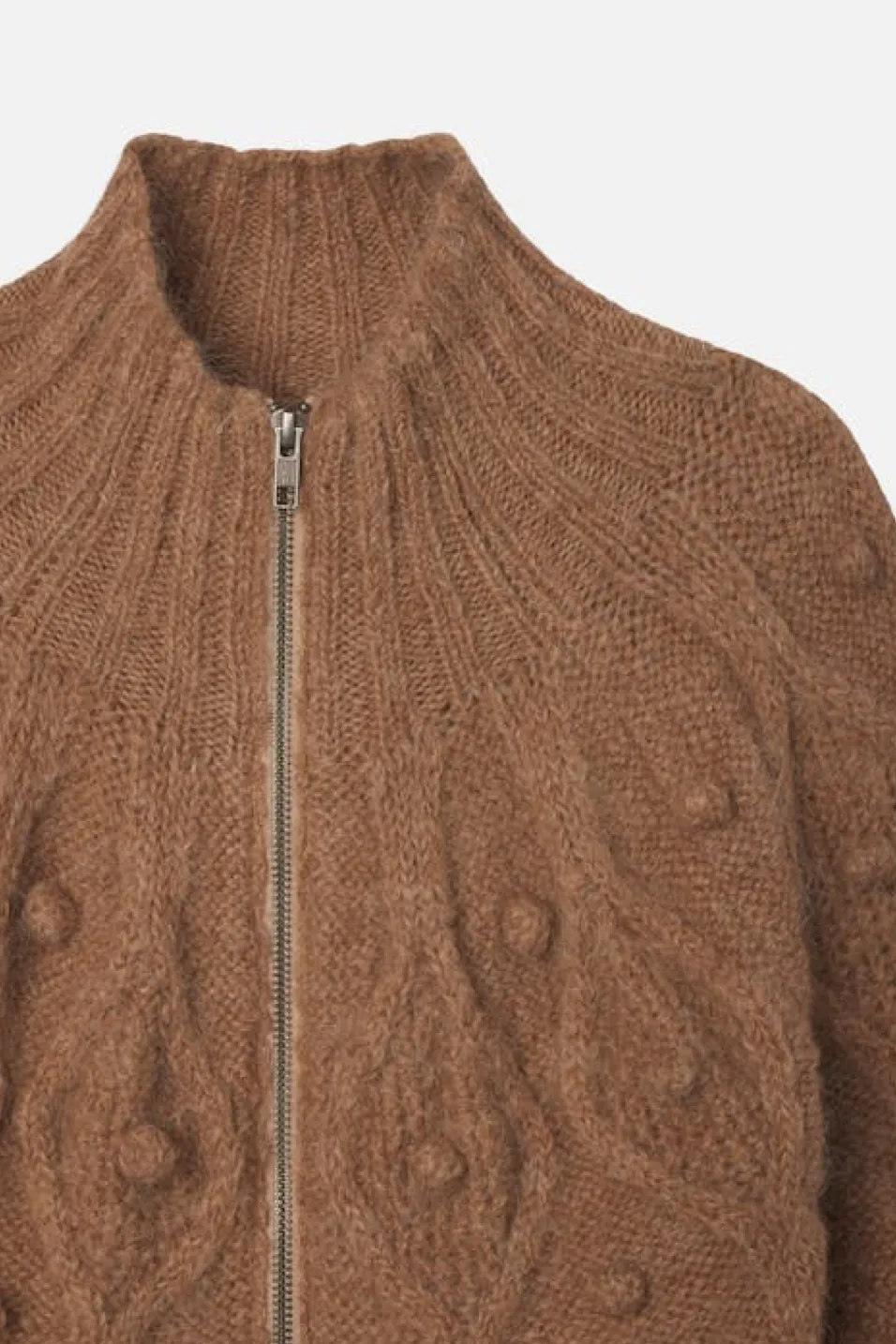 Popcorn Zip Cardi