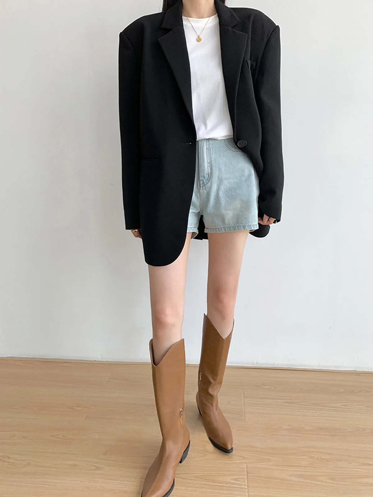 Single Breasted Graceful Essential Blazer