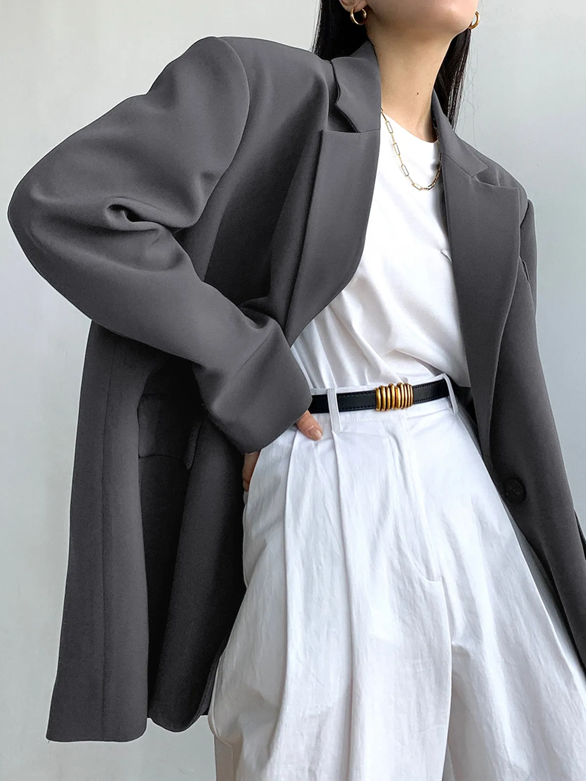 Single Breasted Graceful Essential Blazer