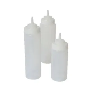 Squeeze Bottle Clear 32oz/94cl - Pack 6