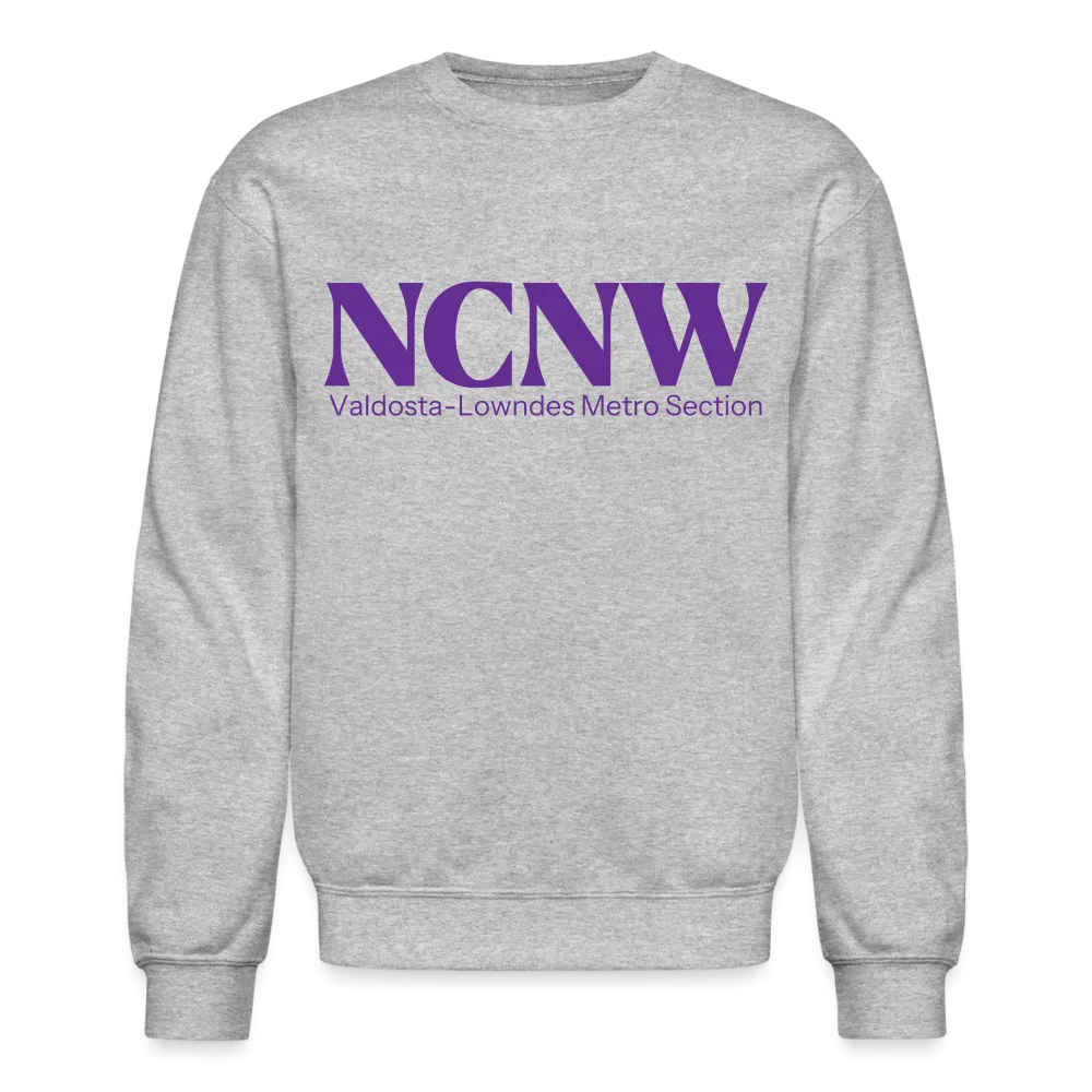 Valdosta-Lowndes Metropolitan Section (Purple) Crewneck Sweatshirt