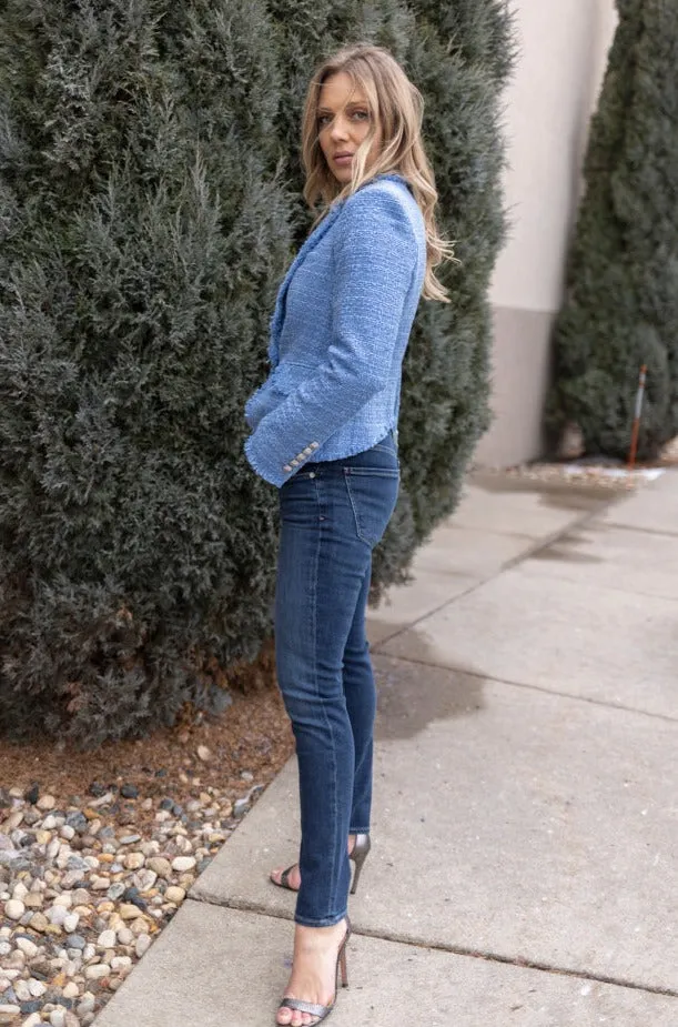 Veronica Beard Hosanna Tweed Dickey Jacket