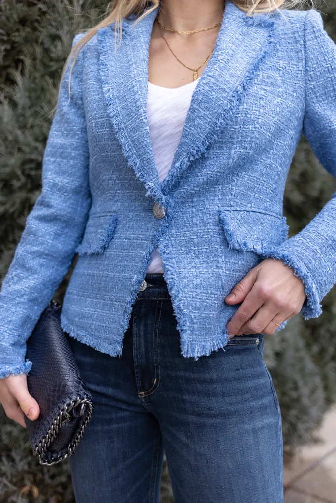 Veronica Beard Hosanna Tweed Dickey Jacket