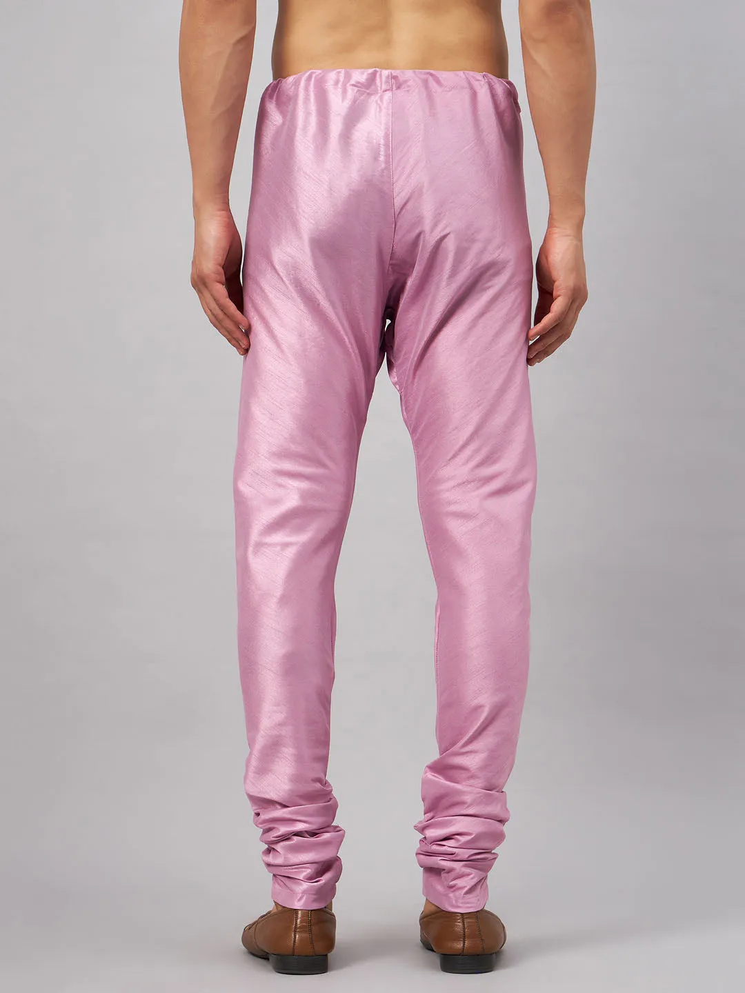 VM By VASTRAMAY Men's Onion Solid Churidar