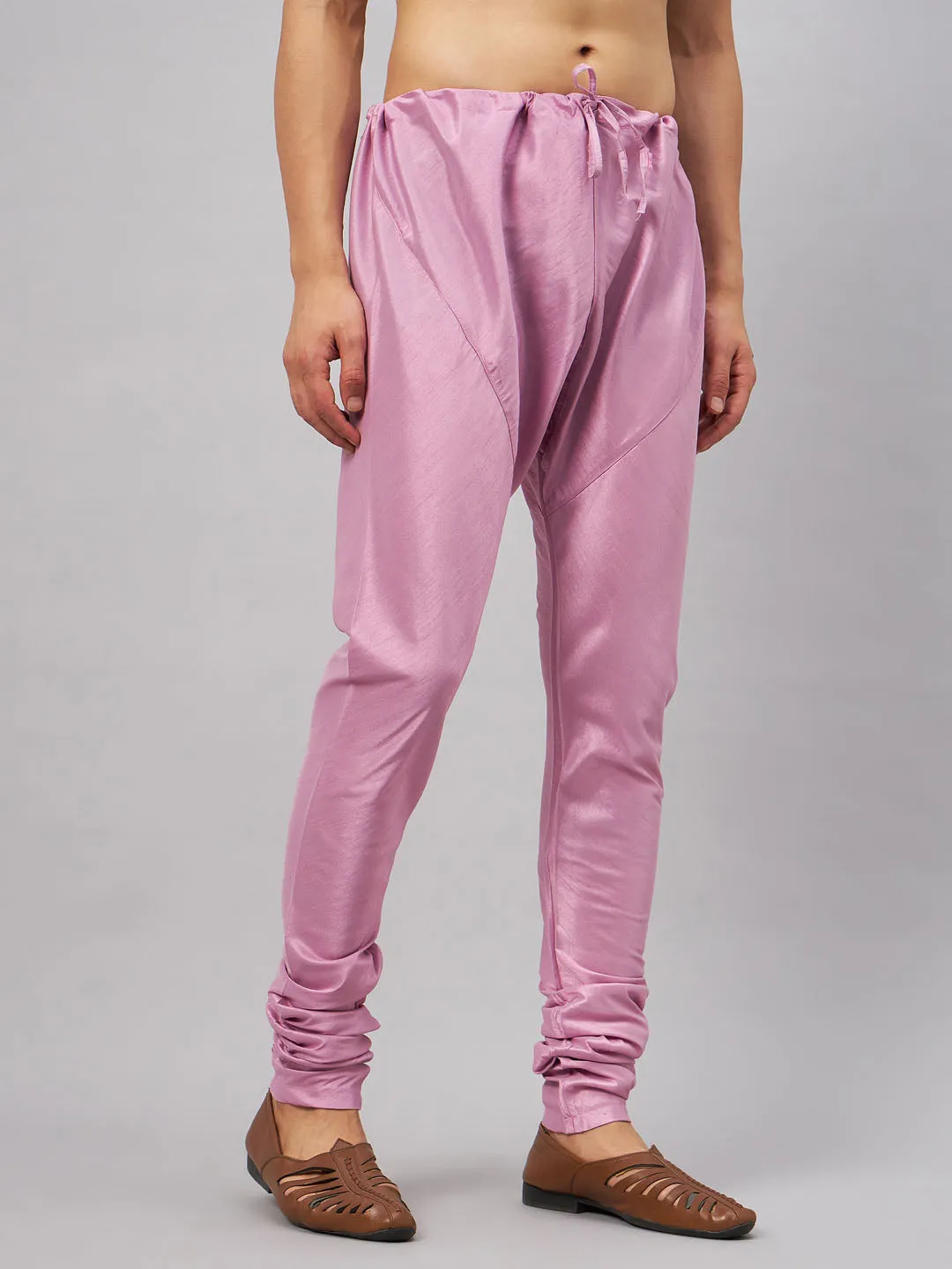 VM By VASTRAMAY Men's Onion Solid Churidar