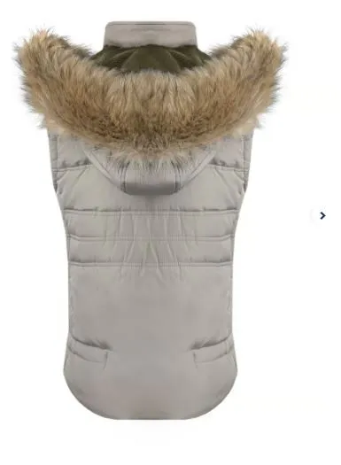 Weird Fish Sabine Arctic Padded Gilet - Sand