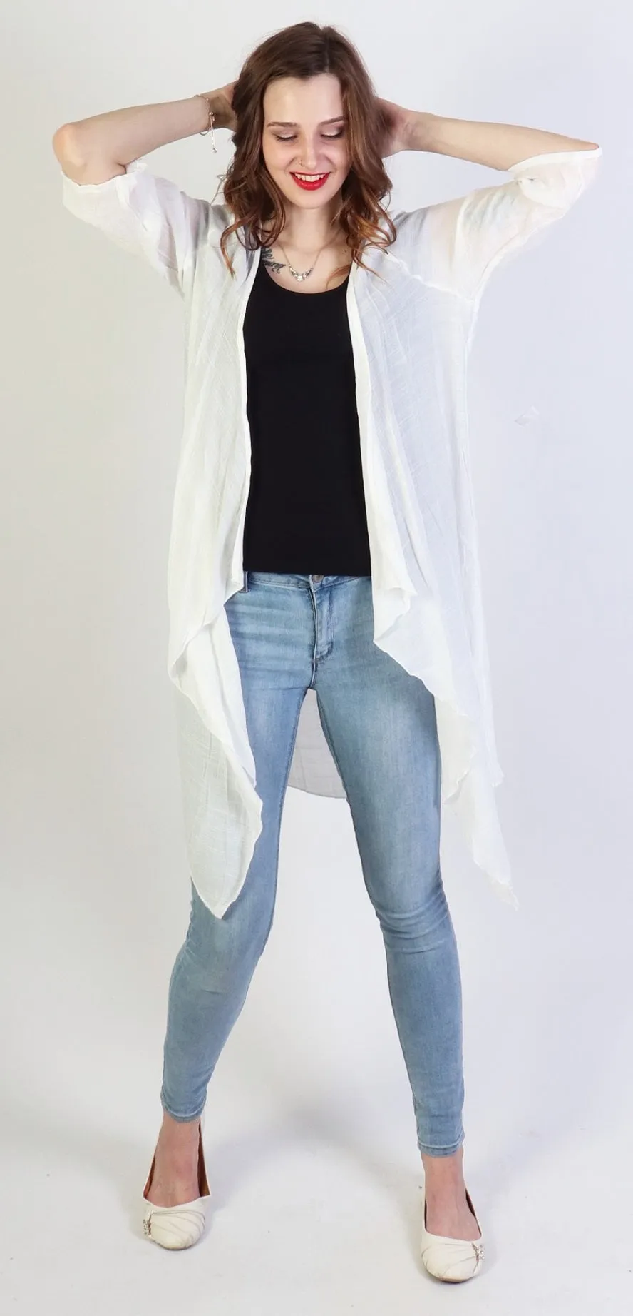 White Maxi Cardigan
