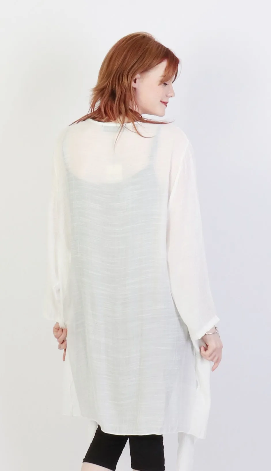 White Maxi Cardigan