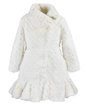 Wrap Collar Coat - Marshmallow